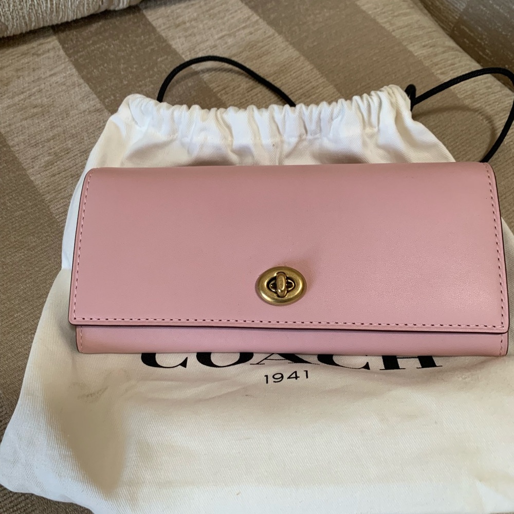 Coach 1941 Blush Pink Leather Wallet